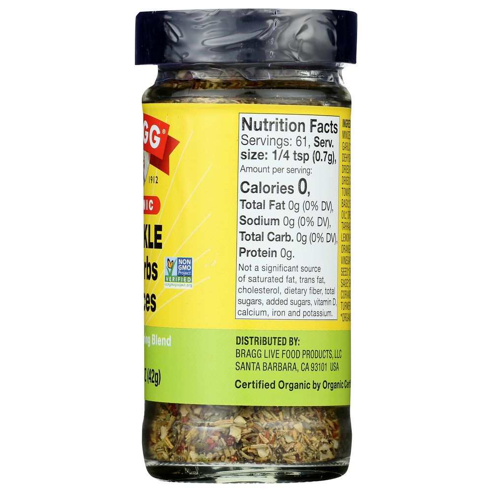 Bragg Organic Sprinkle 24 Herbs & Spices Seasoning, 1.5 oz