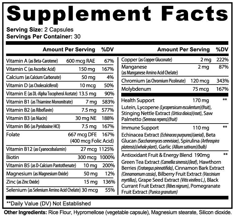 Beyond Complete Multivitamin