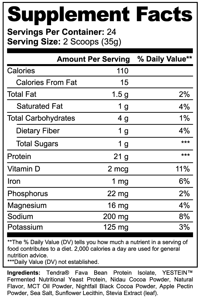 Plant Protein - Fava Bean (Chocolate)