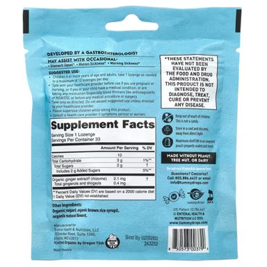 Organic Ginger Butterscotch Tummydrops, 33 ct