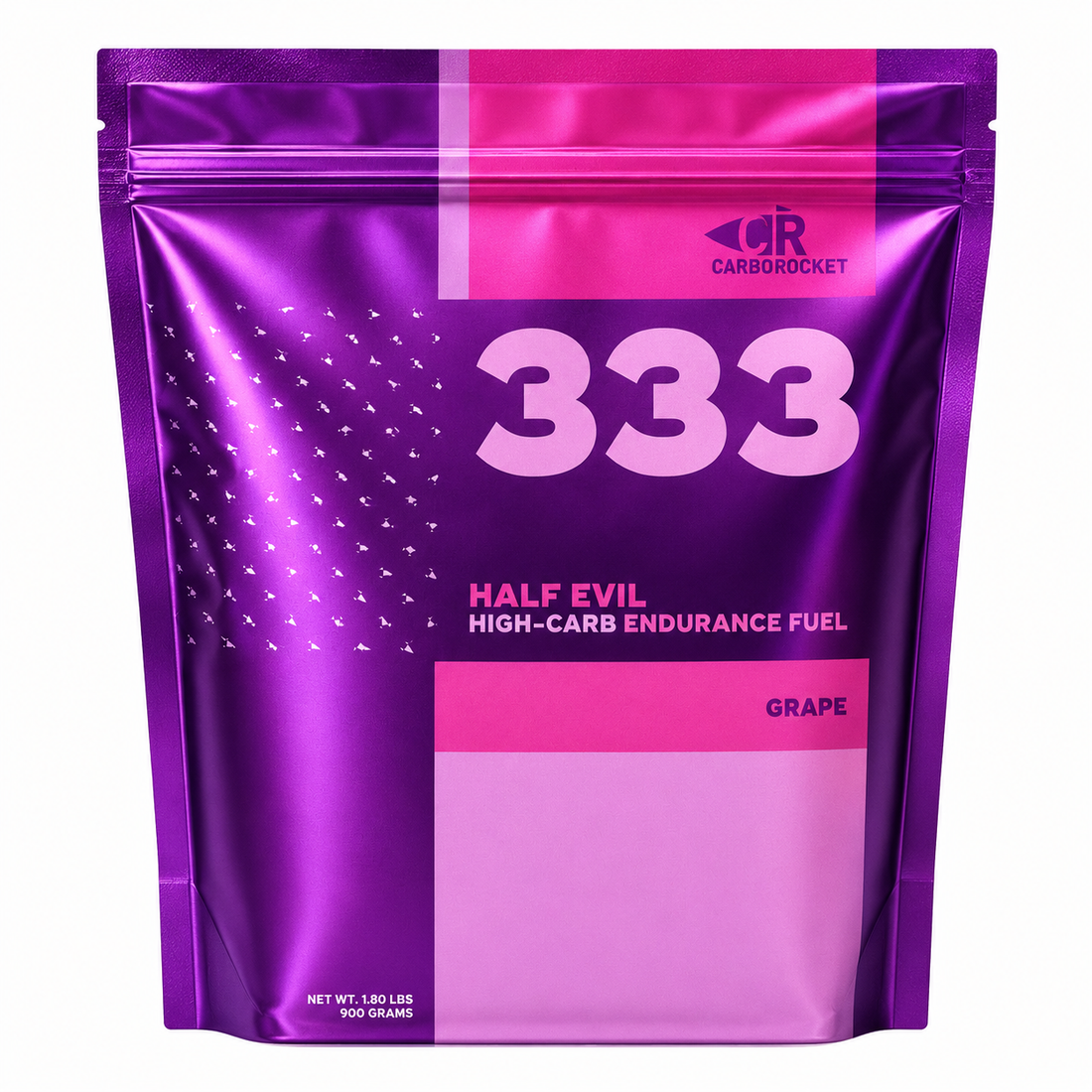CarboRocket 333 Half Evil Grape non-caffeinated endurance fuel