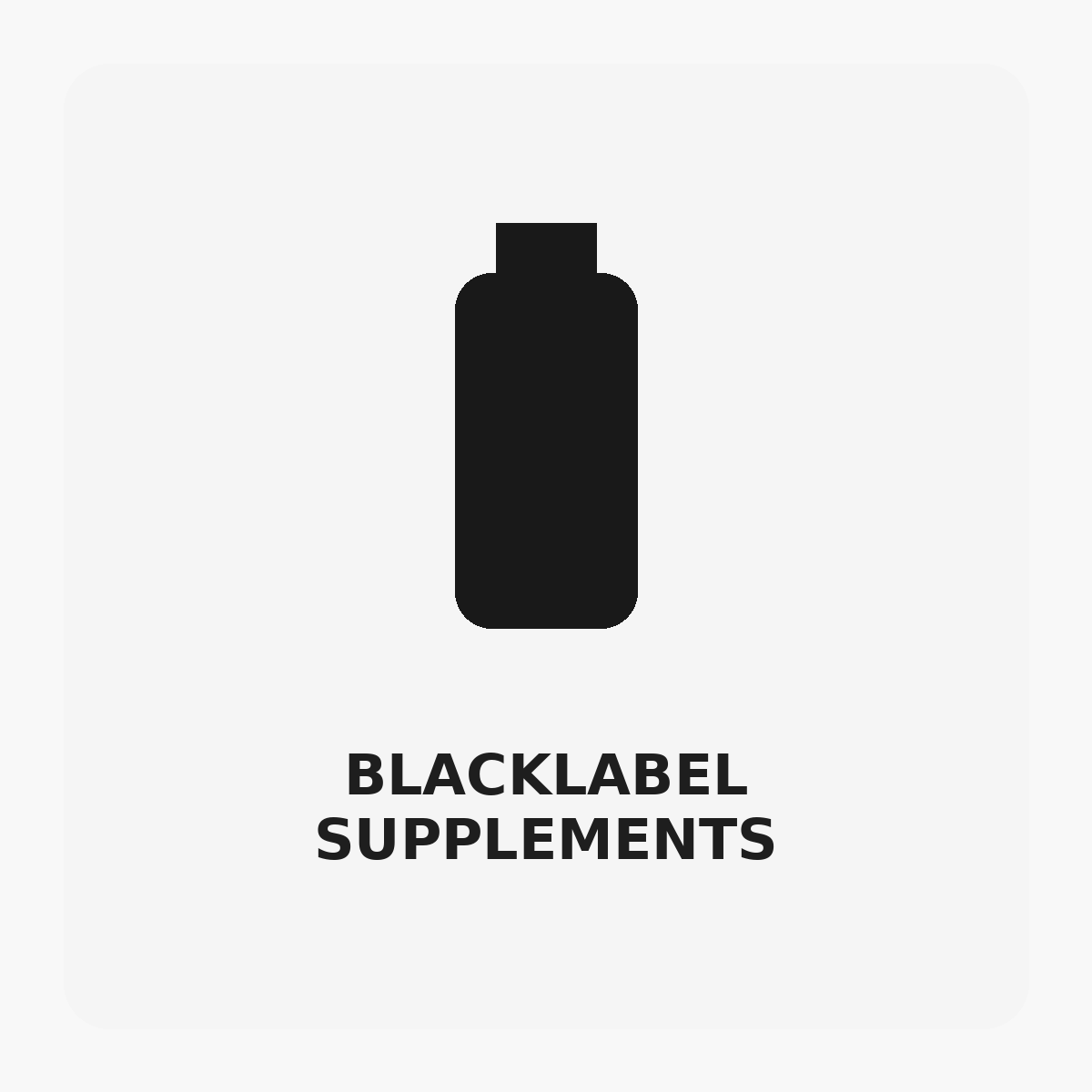 BLACKLABEL Supplements