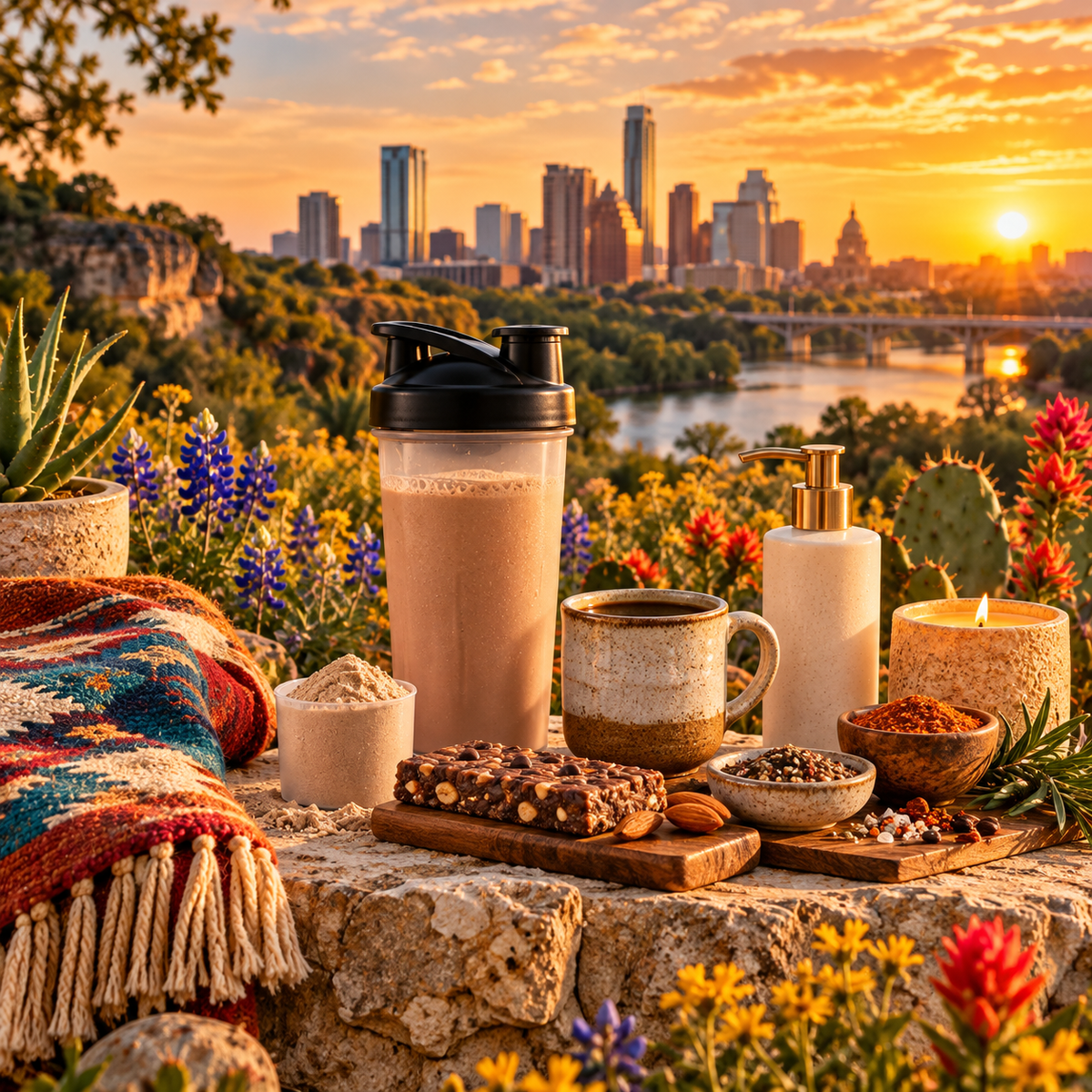 Protein Zone nutrition, wellness and self-care assortment