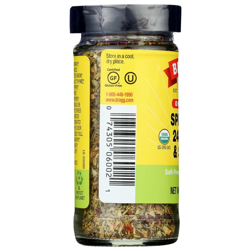 Bragg Organic Sprinkle 24 Herbs & Spices Seasoning, 1.5 oz