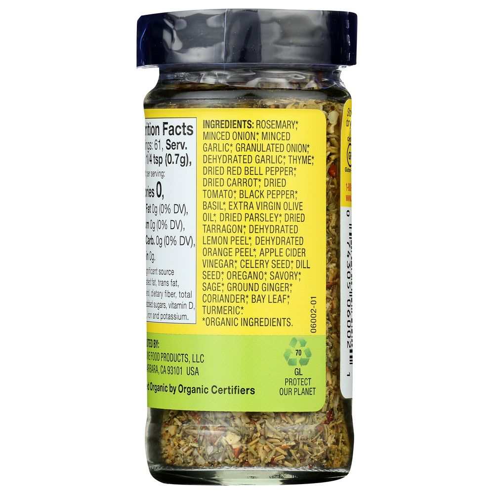 Bragg Organic Sprinkle 24 Herbs & Spices Seasoning, 1.5 oz