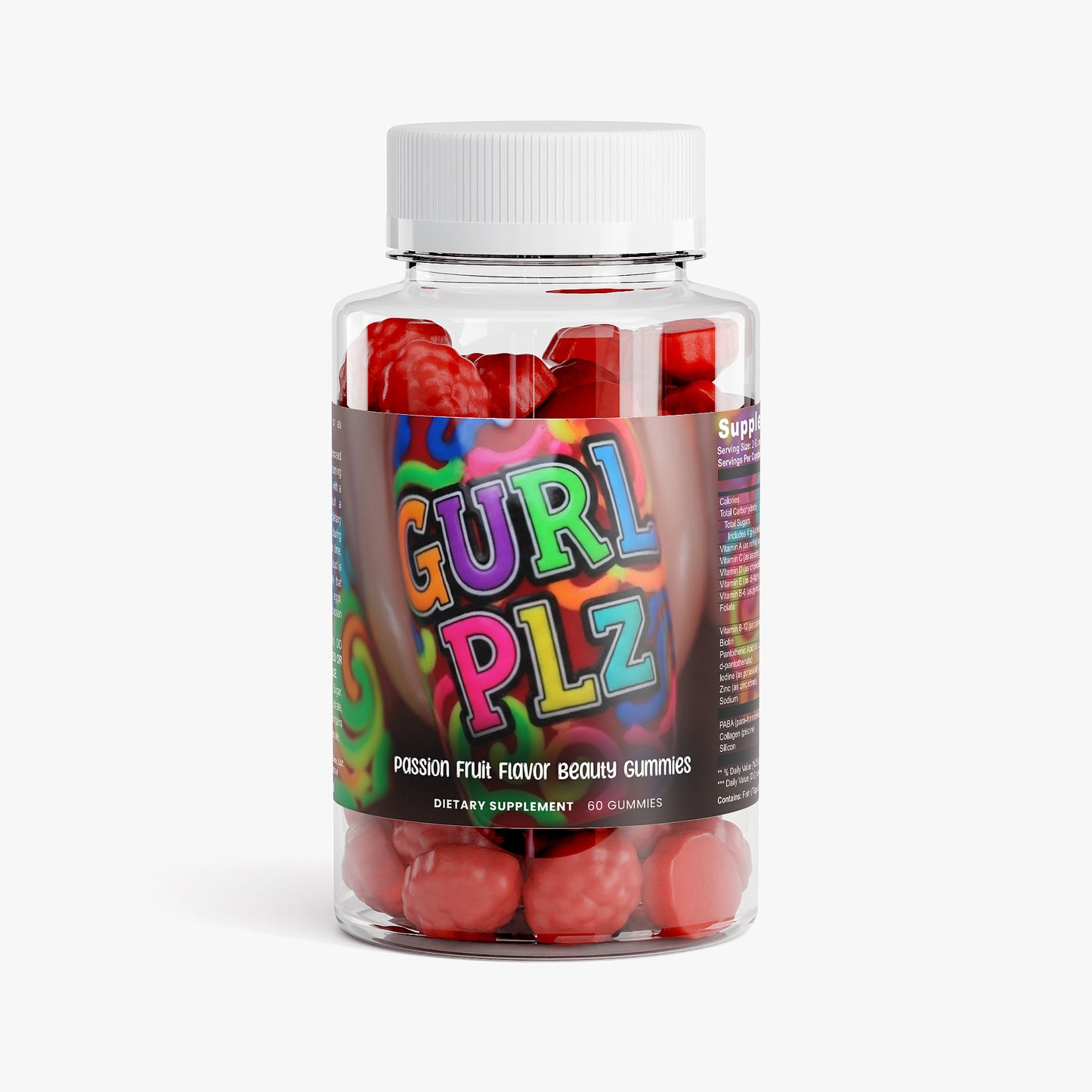 Passion Fruit Flavor Beauty Gummies