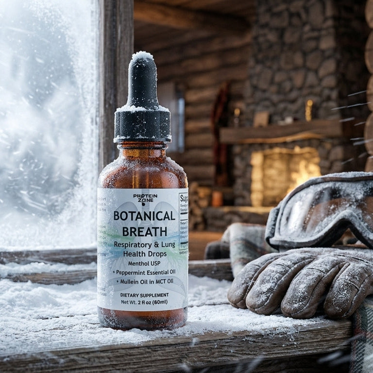 Botanical Breath Mullein & Peppermint Lung Support Drops product label