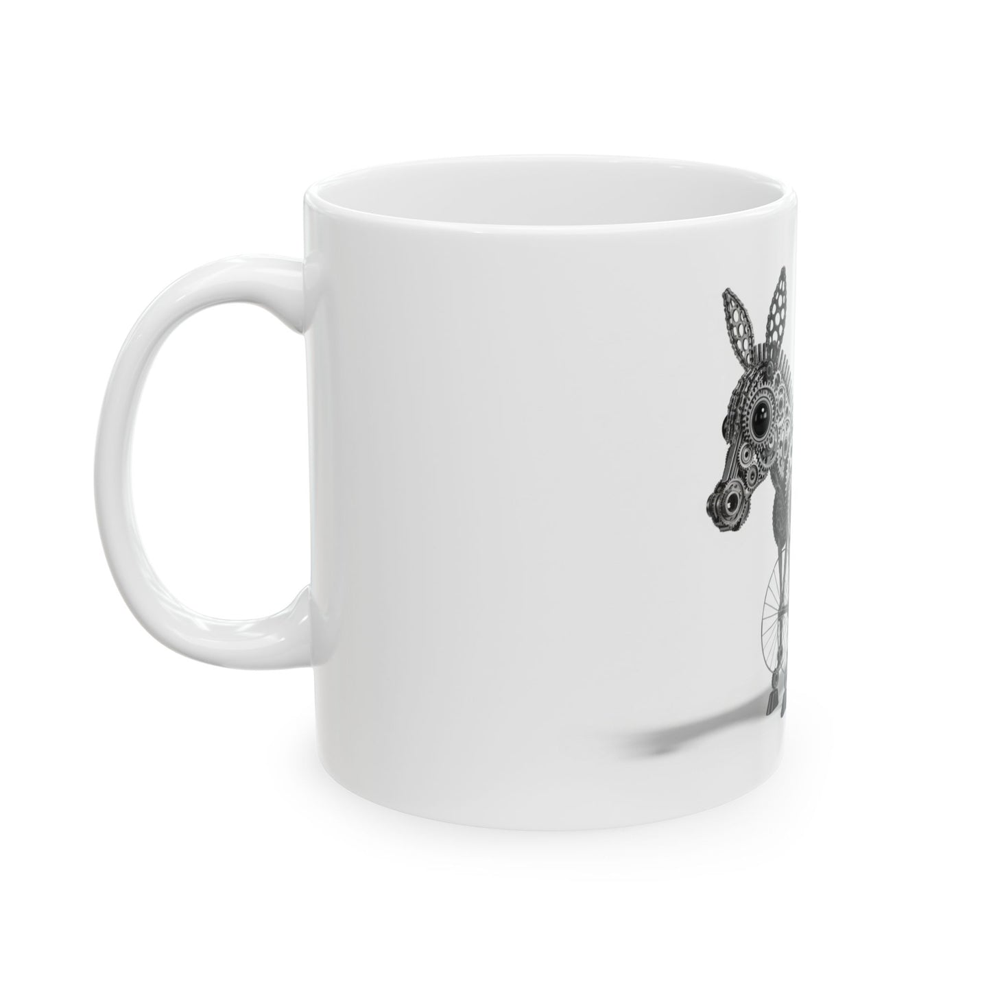 Mug - Mechanical Gears Donkey Design
