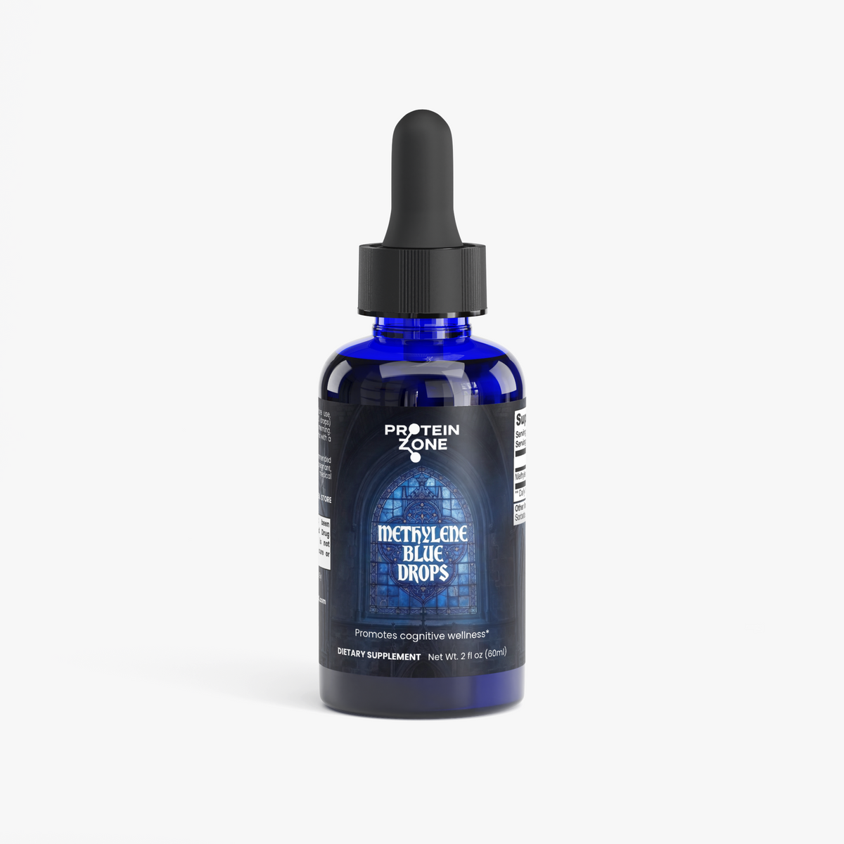 Protein Zone Methylene Blue Drops, 2 fl oz (60 ml), original product bottle