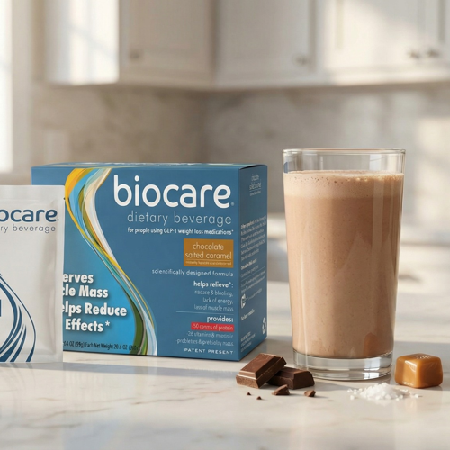 Biocare 30g Protein Chocolate Salted Caramel Shake Mix (14 Packets)