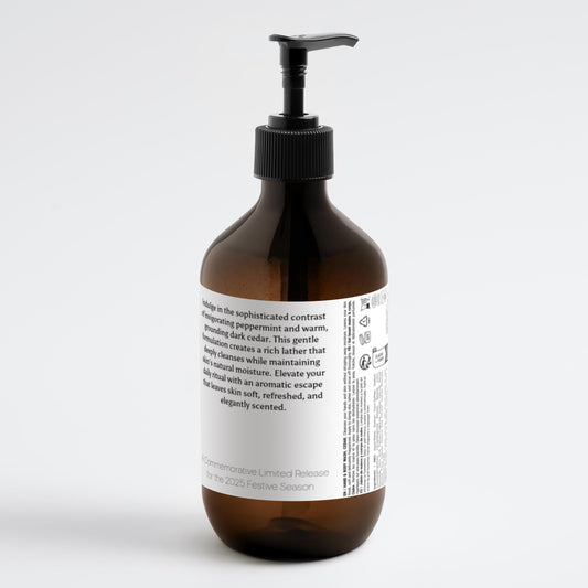 Hand & Body Wash, Peppermint & Dark Cedar