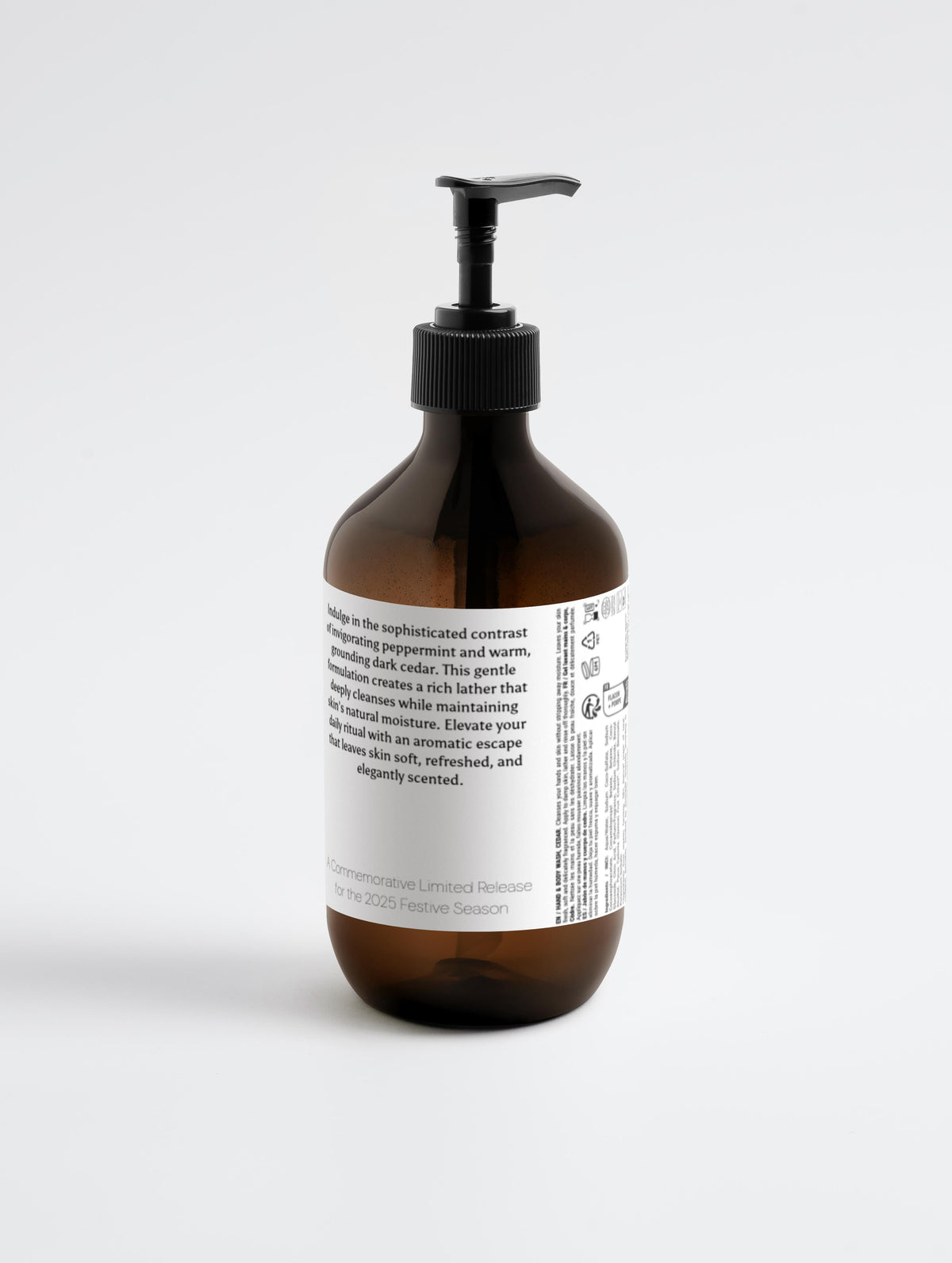 Hand & Body Wash | Peppermint & Dark Cedar (Deep Refresh)