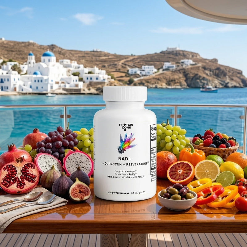 NAD+ Complex Cellular Energy & Aging Support with Resveratrol supplement bottle product image