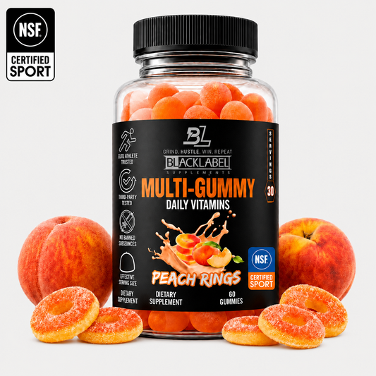 MULTI GUMMY Peach Rings Multivitamin Gummies