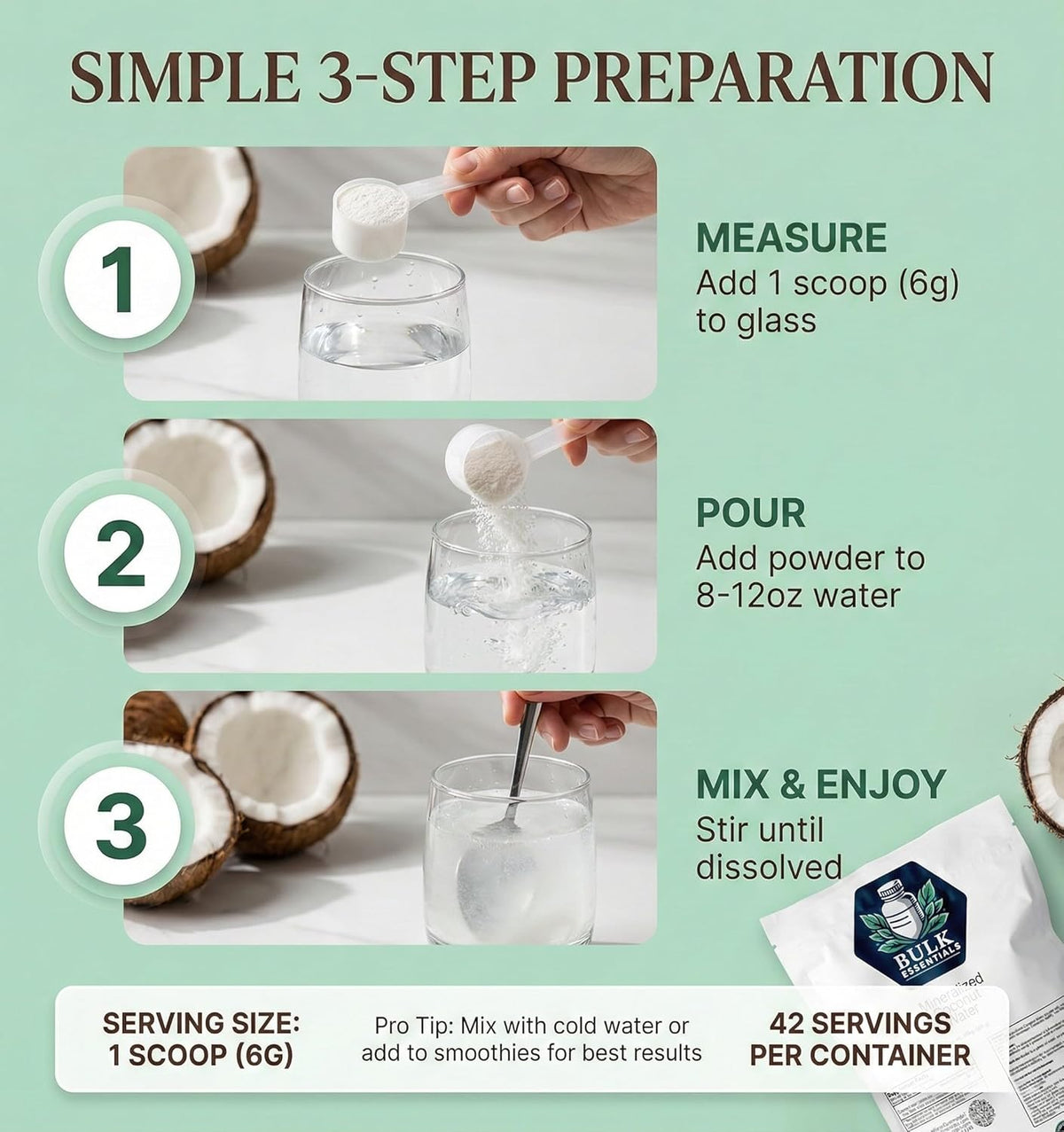 Mineralized Coconut Powder