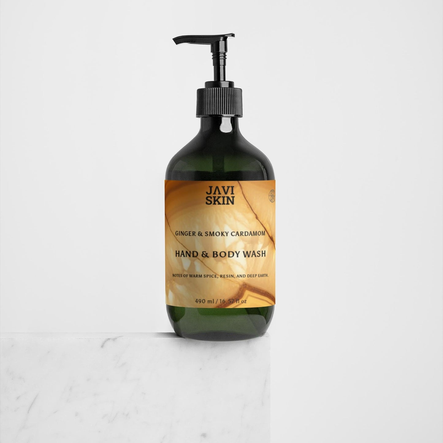 Amber & Spice: Ginger + Smoky Cardamom Wash