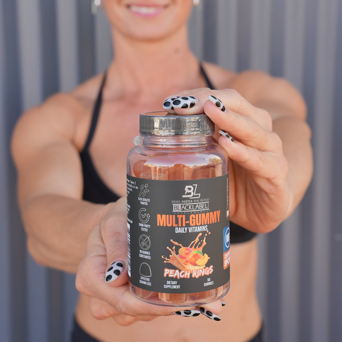 MULTI GUMMY Peach Rings Multivitamin Gummies