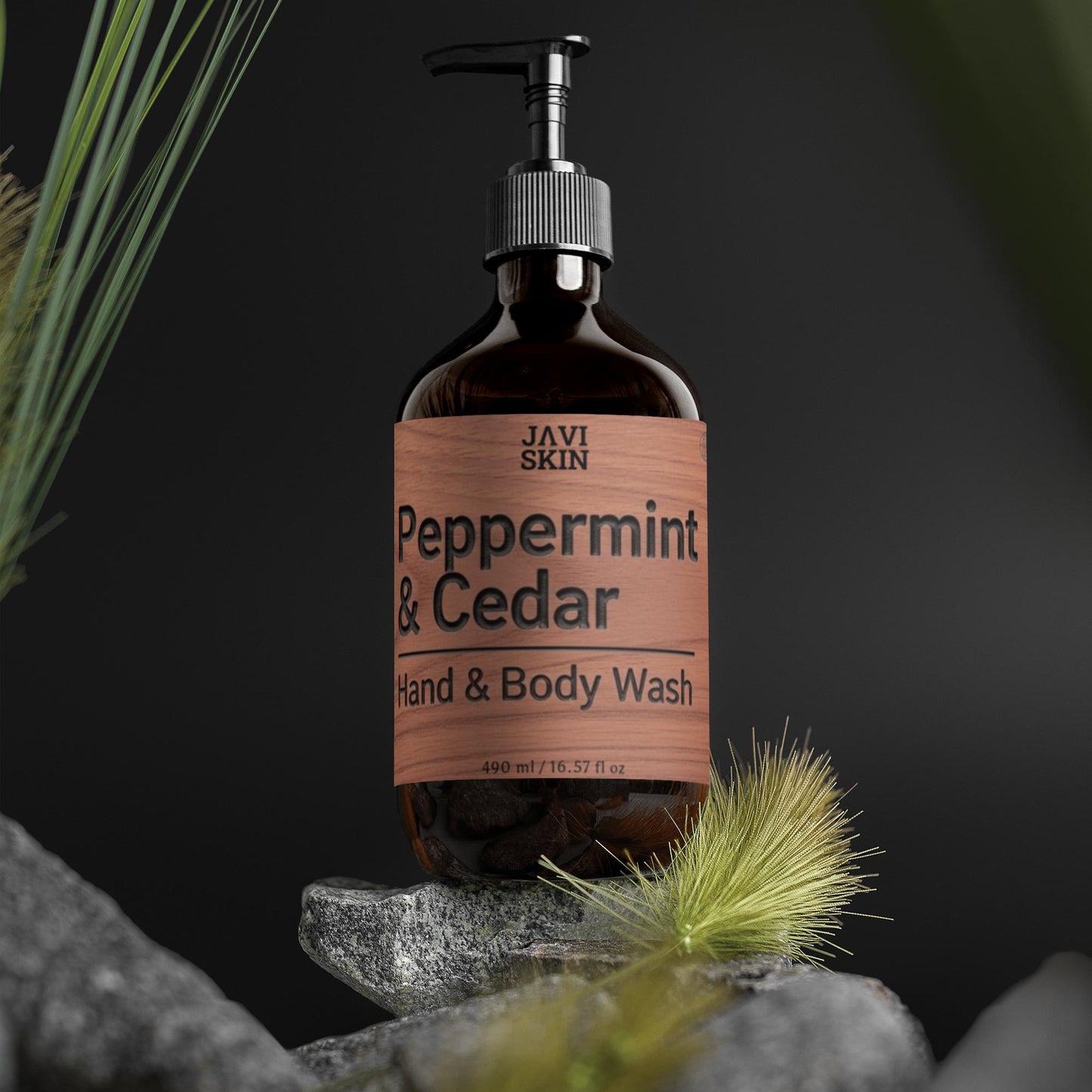 Hand & Body Wash, Peppermint & Cedar