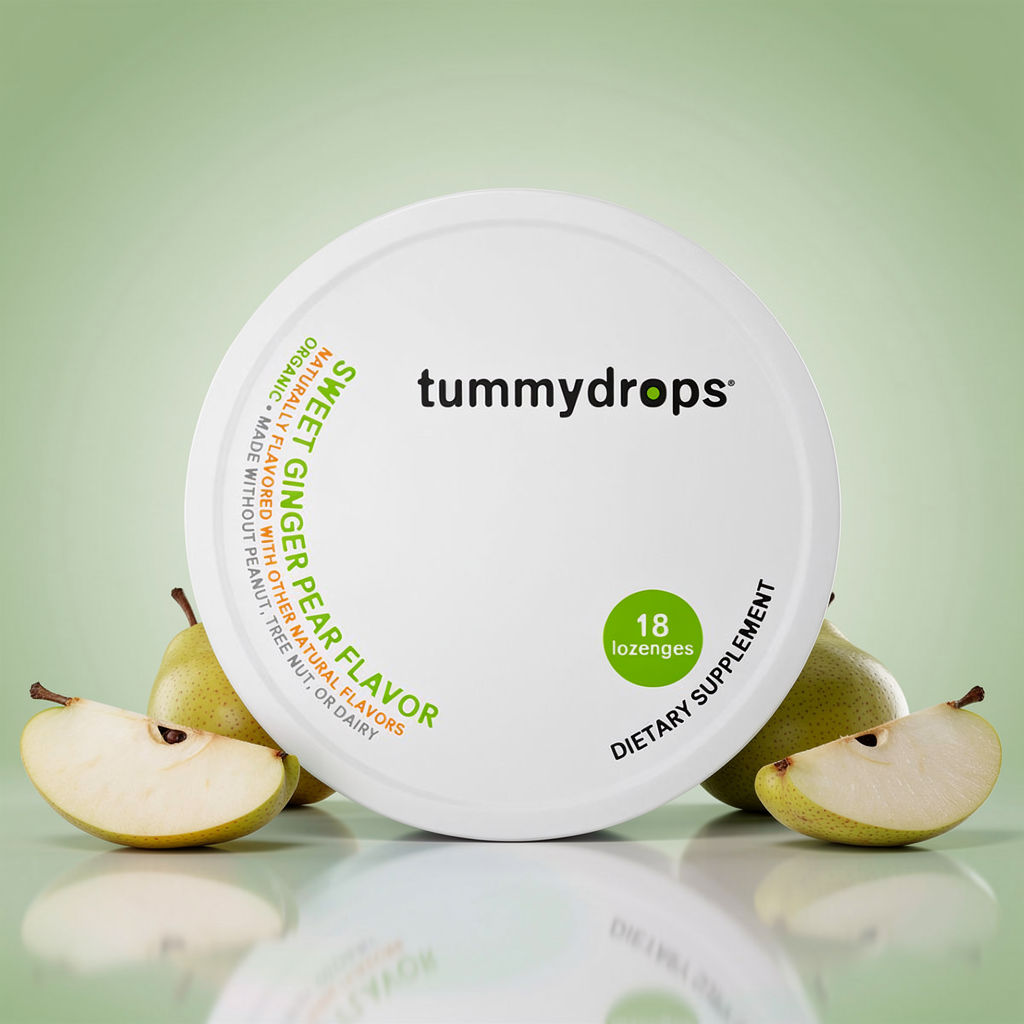Organic Ginger Sweet Pear Tummydrops, 18 ct
