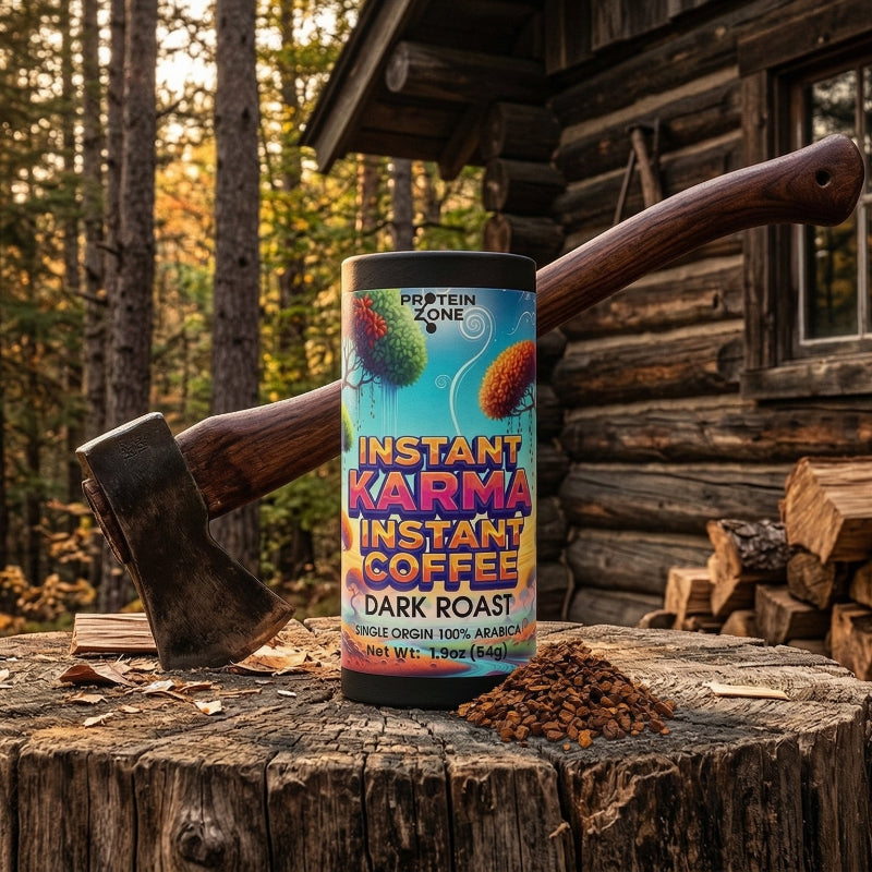 Sweet Brew Instant Coffee Single-Origin Papua New Guinea Dark Roast bottle front label