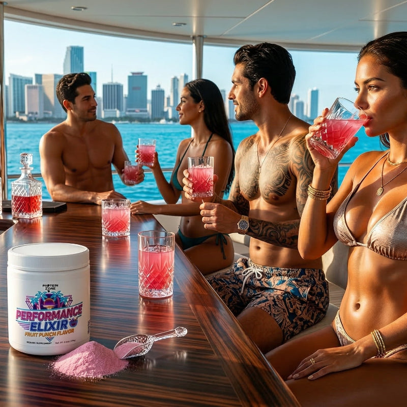 Performance Elixir Fruit Punch Energy and Focus Powder powder container product image