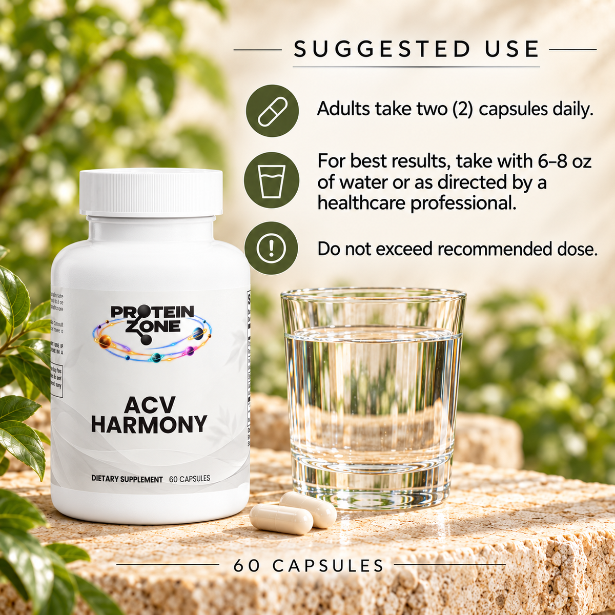 ACV Harmony Suggested Use