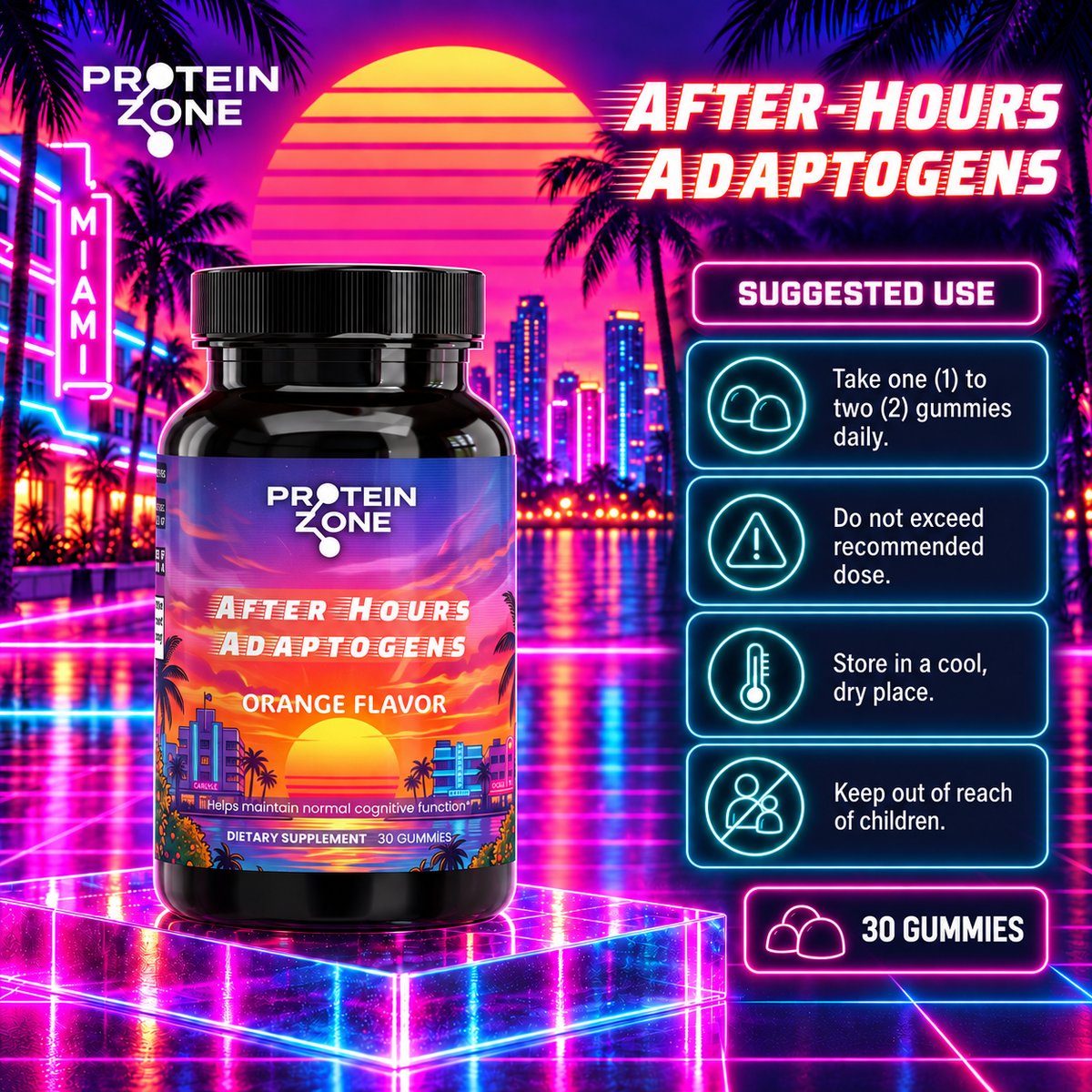After-Hours Adaptogens — Suggested Use: one to two gummies daily
