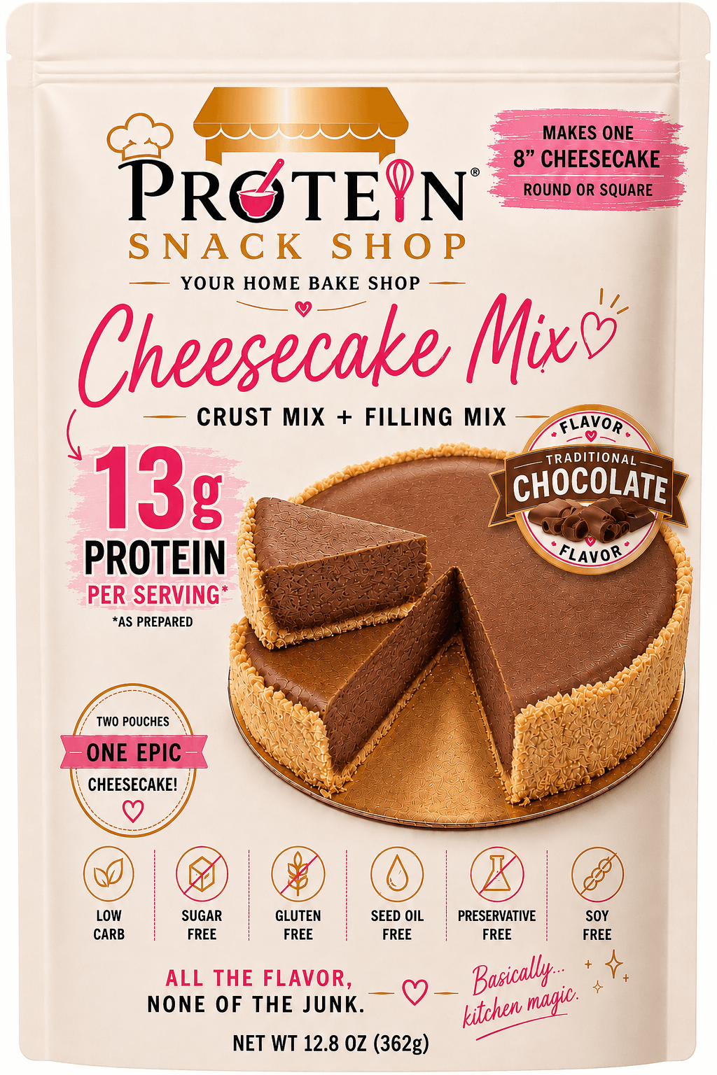 Protein Cheesecake Mix – High Protein, Gluten-Free, 0g Sugar