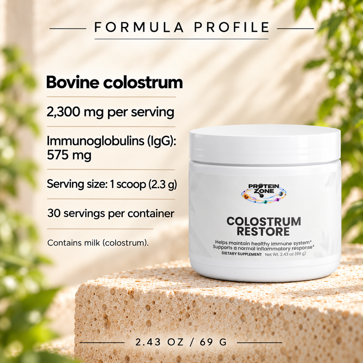 Colostrum Restore — formula