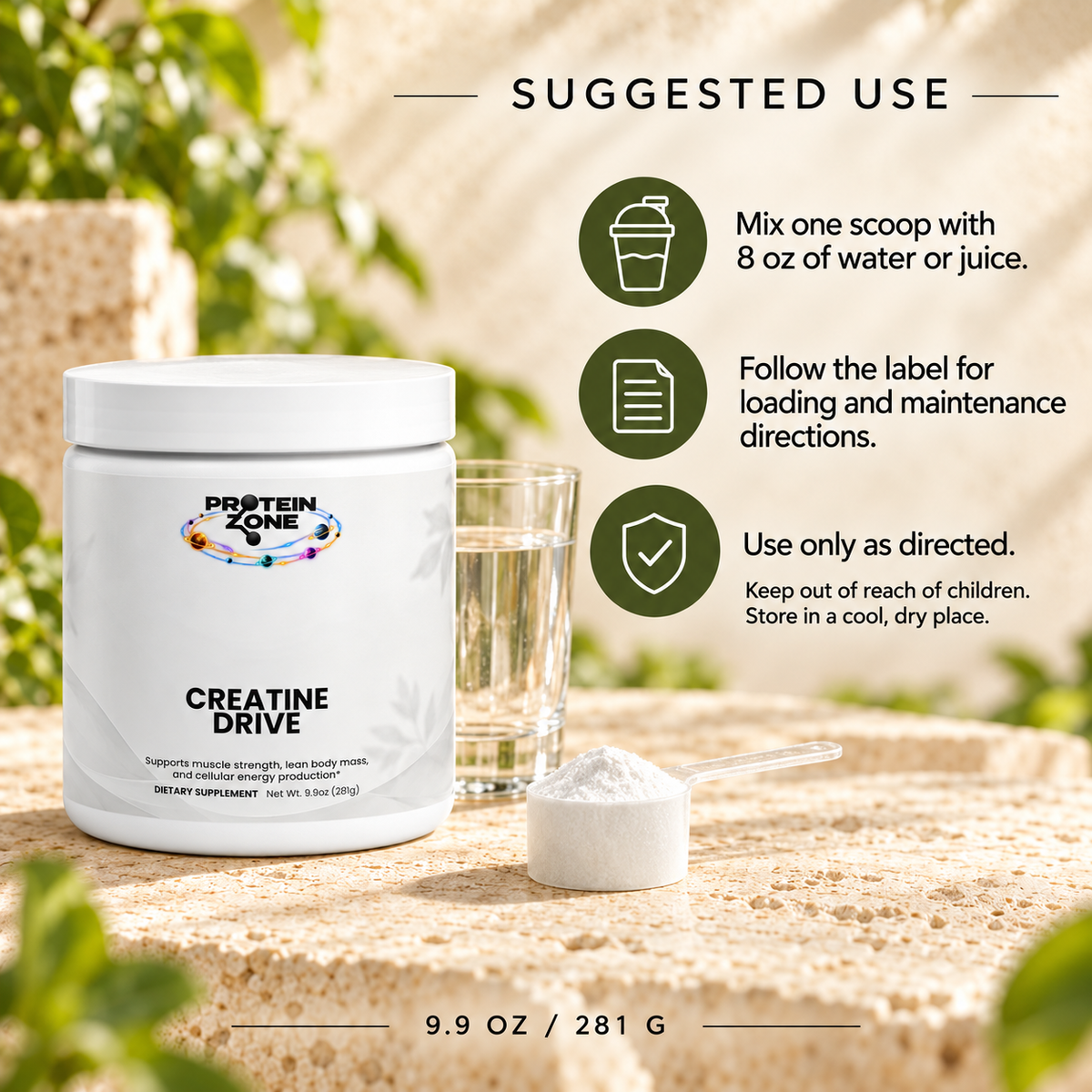 Creatine Drive — use