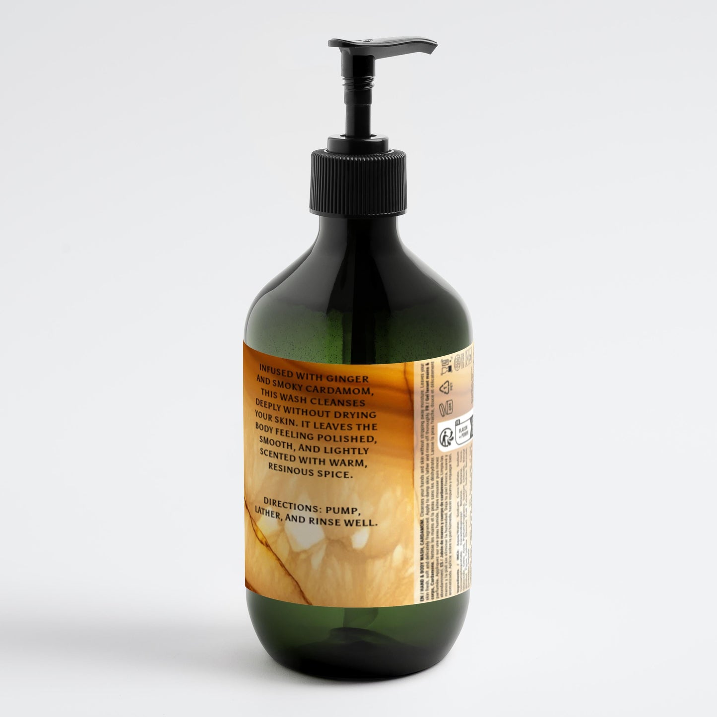 Amber & Spice: Ginger + Smoky Cardamom Wash