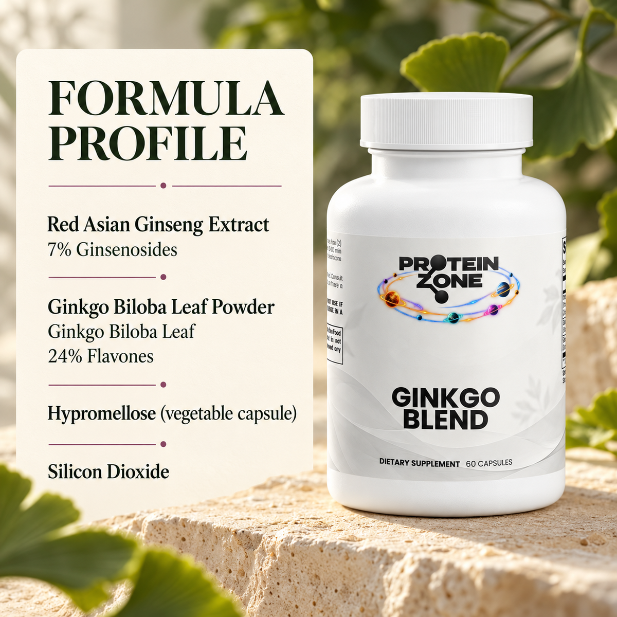 Ginkgo Blend verified ingredient formula profile
