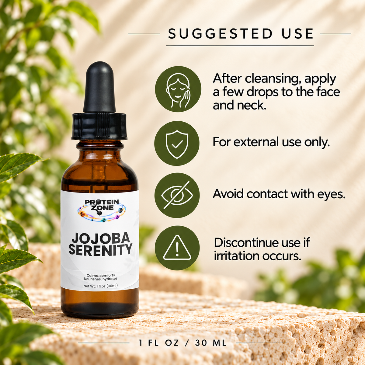 Jojoba Serenity — Suggested Use
