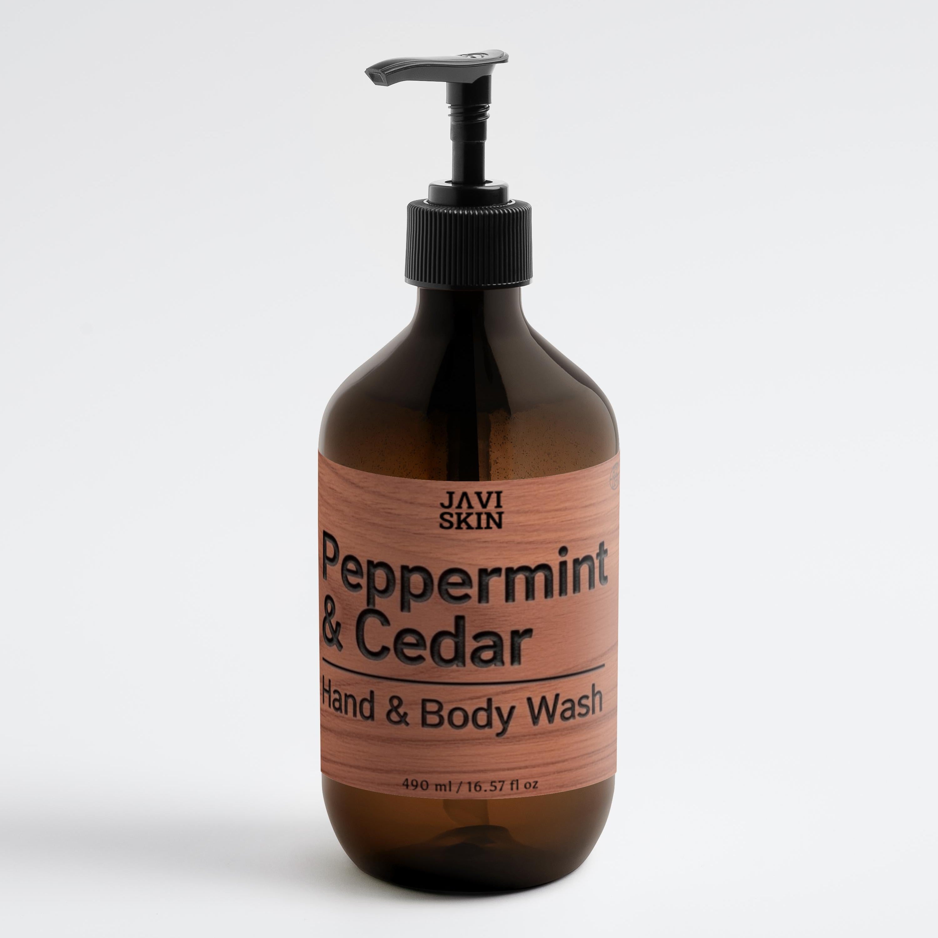 Peppermint & Cedar Hand & Body Wash - Hydrating & Invigorating