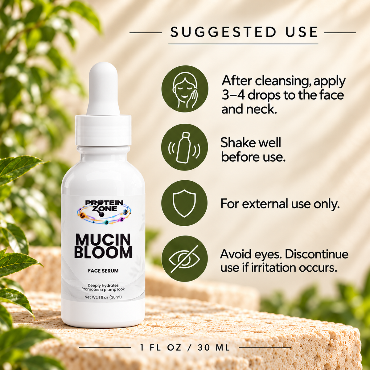 Mucin Bloom — Suggested Use