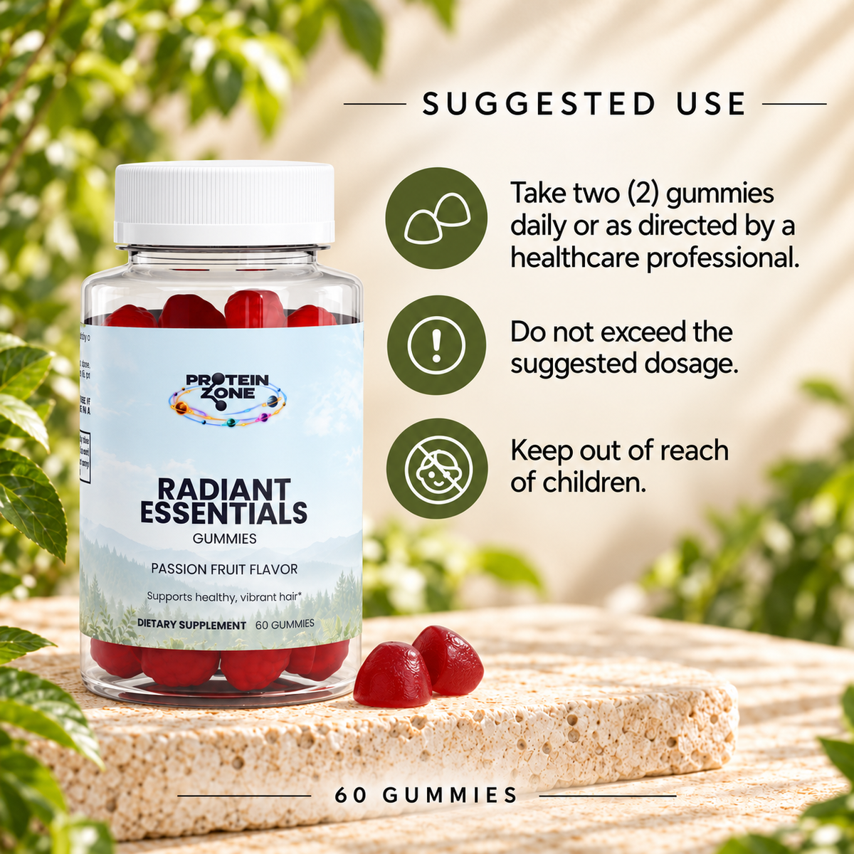 Radiant Essentials — suggested use
