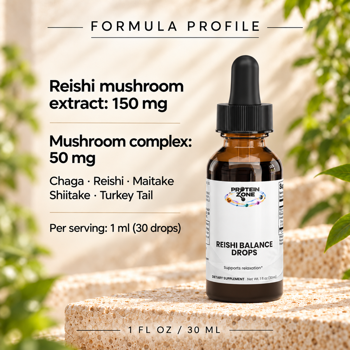 Reishi Balance Drops — Formula Profile