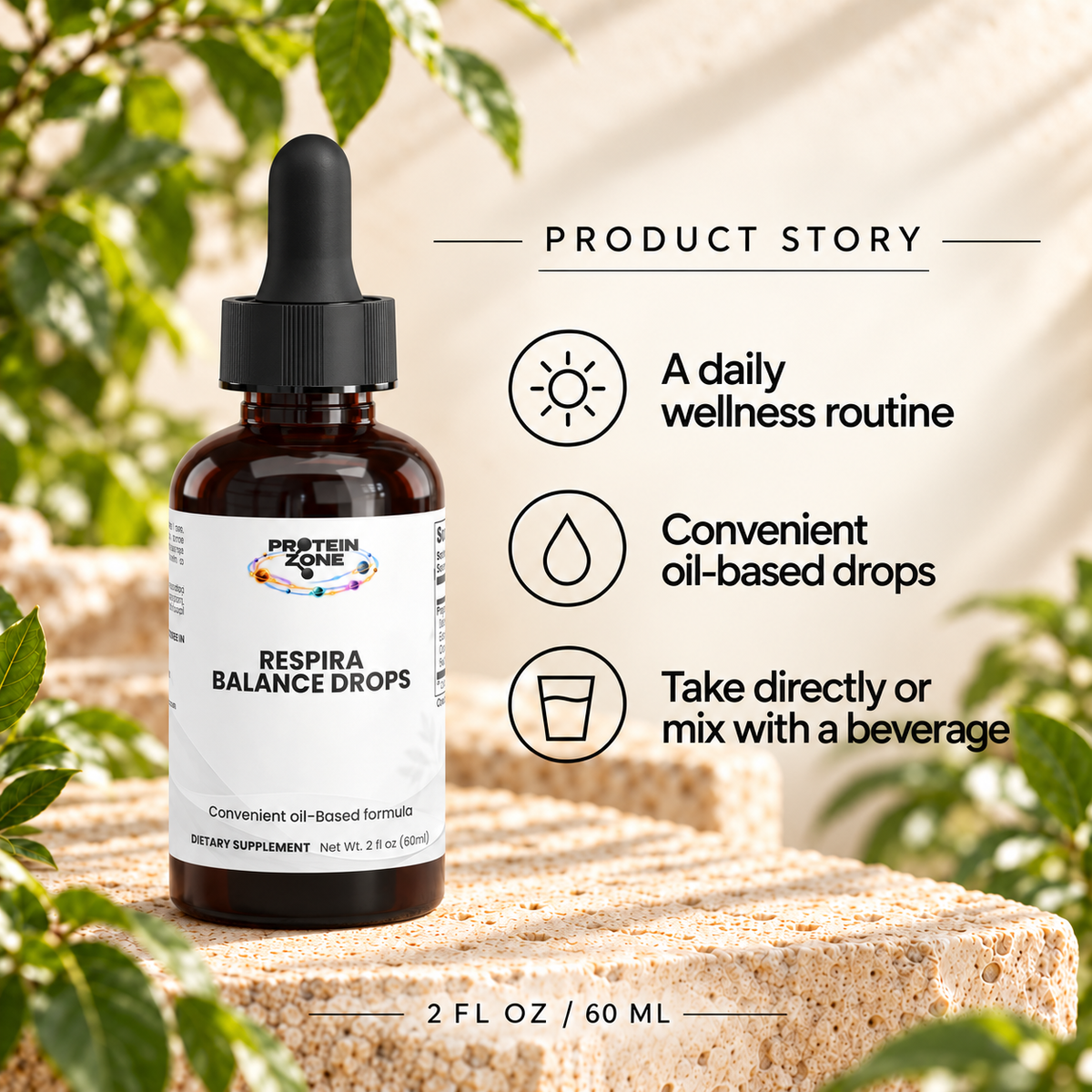 Respira Balance Drops — story