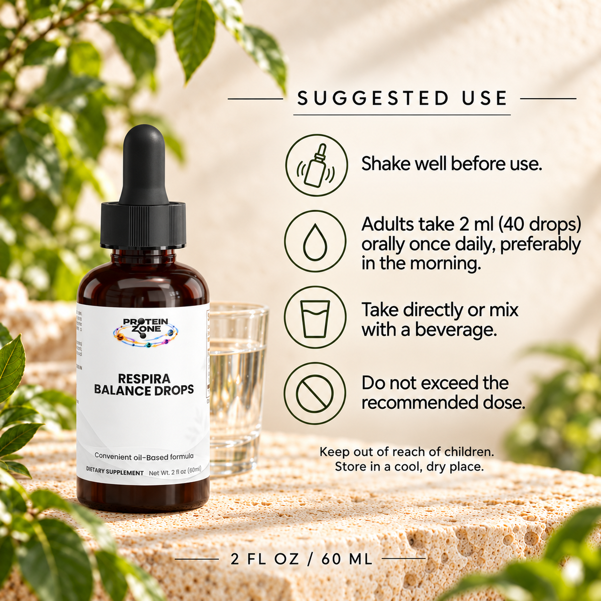 Respira Balance Drops — use