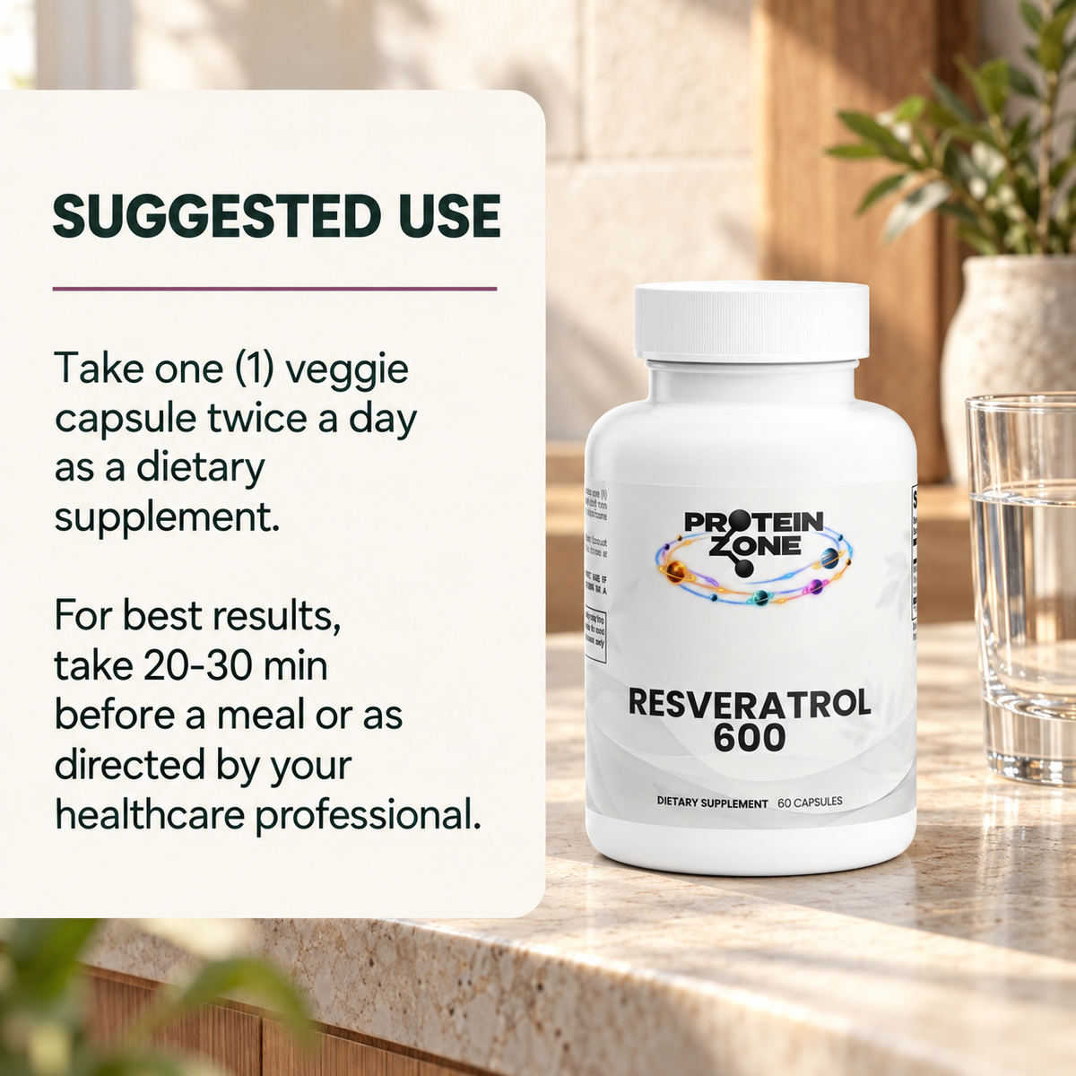 Resveratrol 600 — Suggested Use