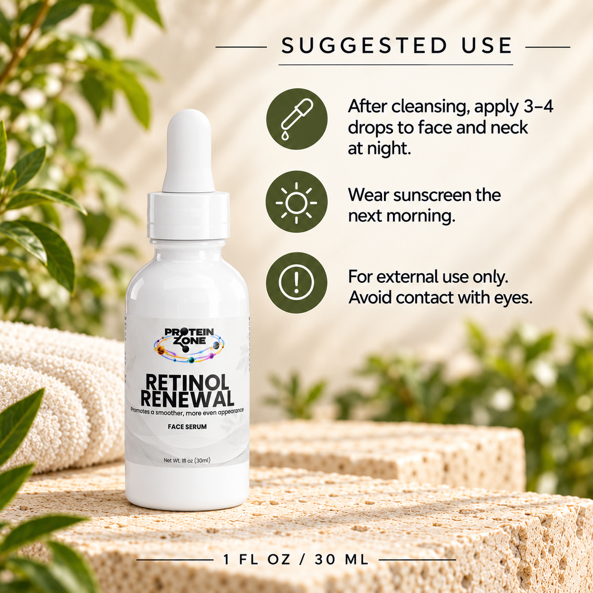 Retinol Renewal — Suggested Use